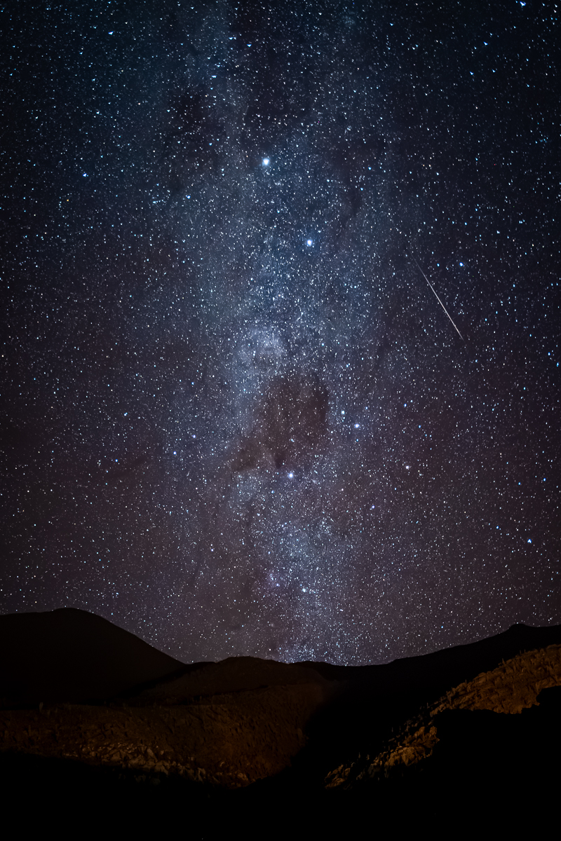 un cielo stellato