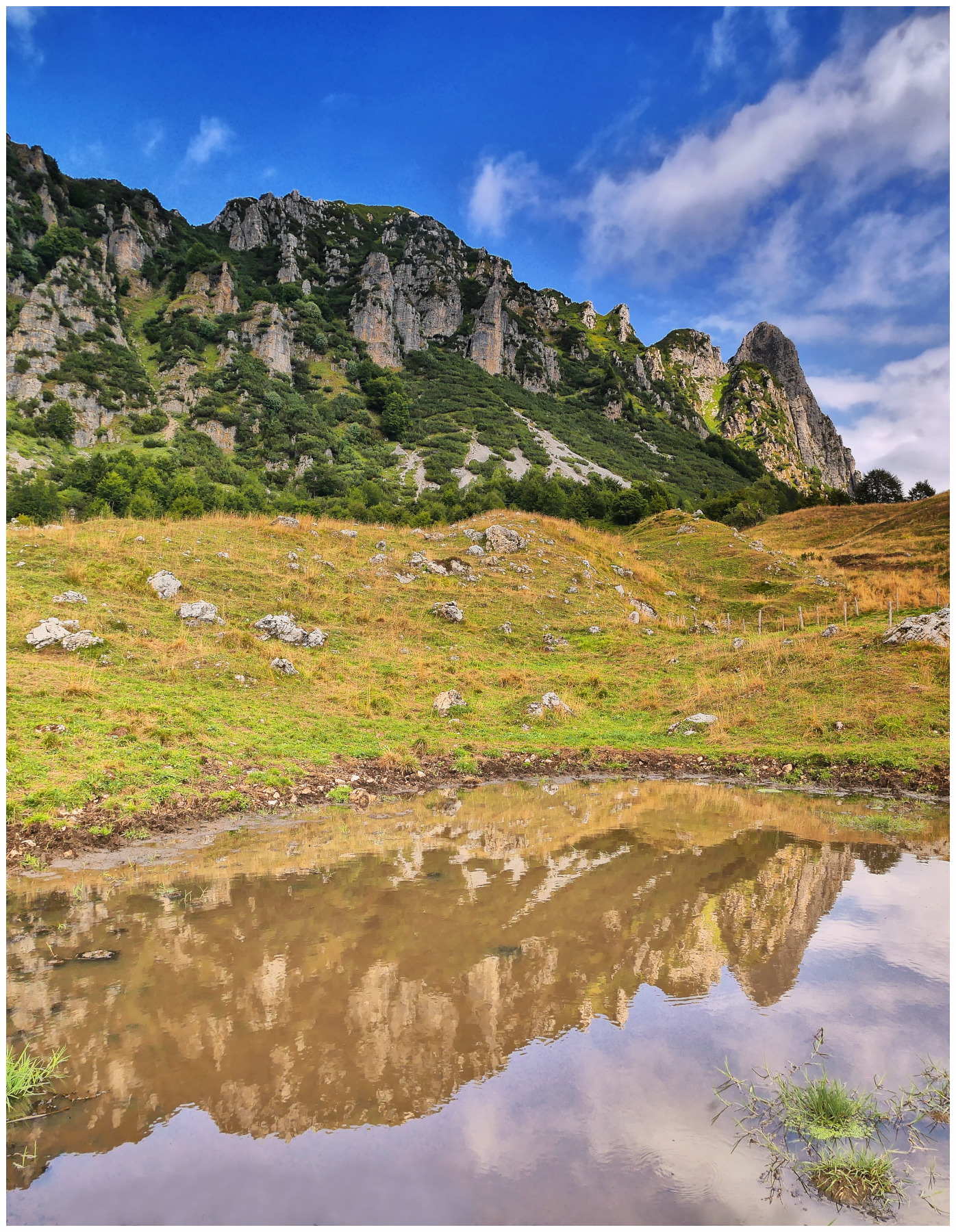 Alla pozza d'alpeggio di Malga Campogrosso