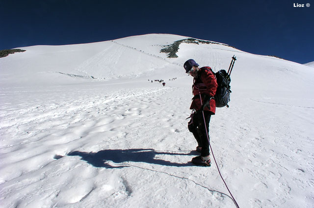Salendo al Breithorn Occidentale - Monte Rosa