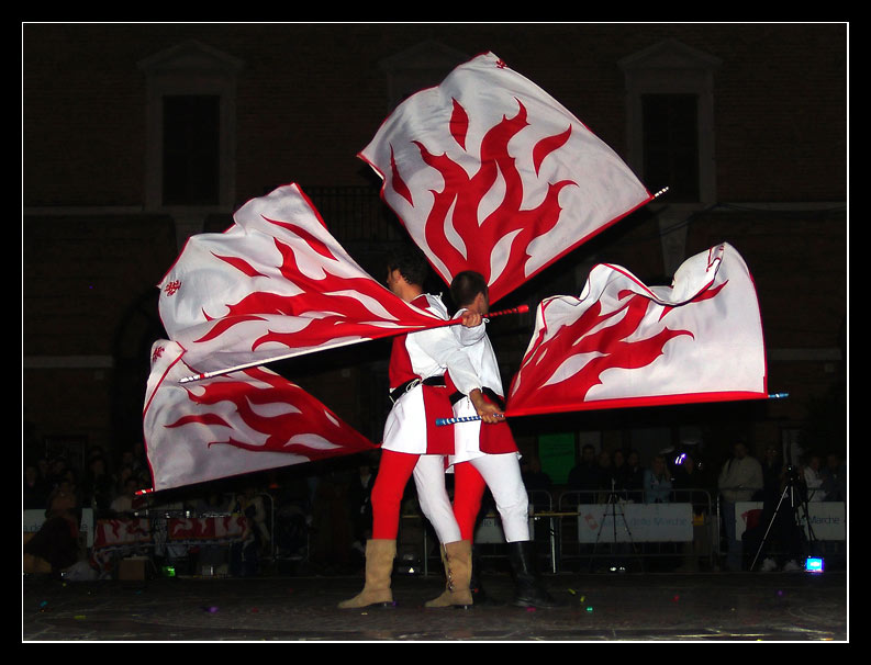 Palio S. Floriano - Sbandieratori