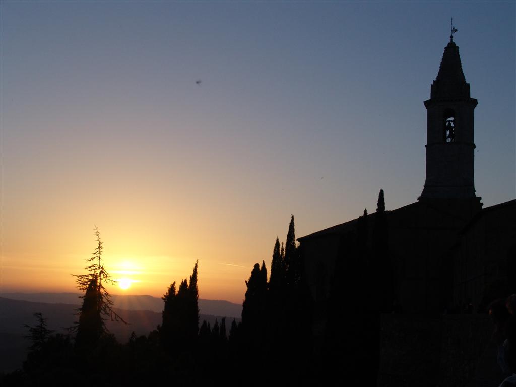 Tramonto a Pienza