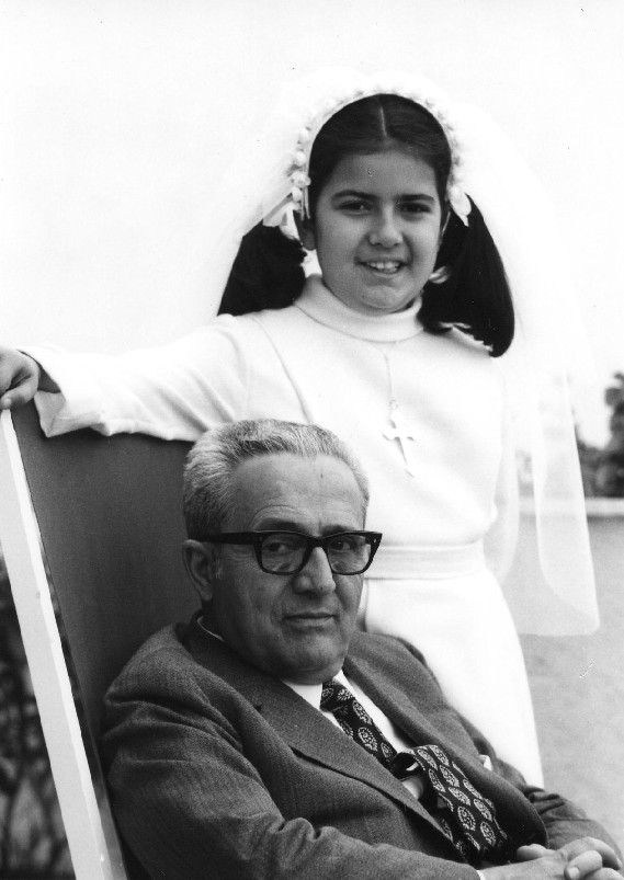 Nonno e nipotina