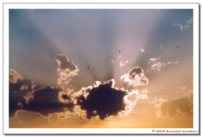 Raggi di luce.