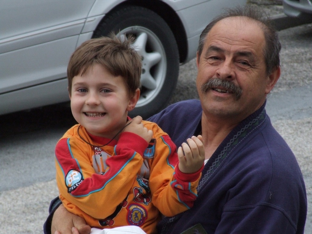 nonno e nipotino