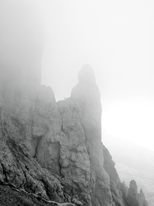 nebbia in montagna