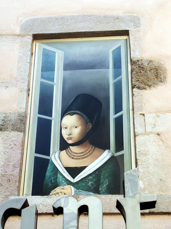 dama alla finestra