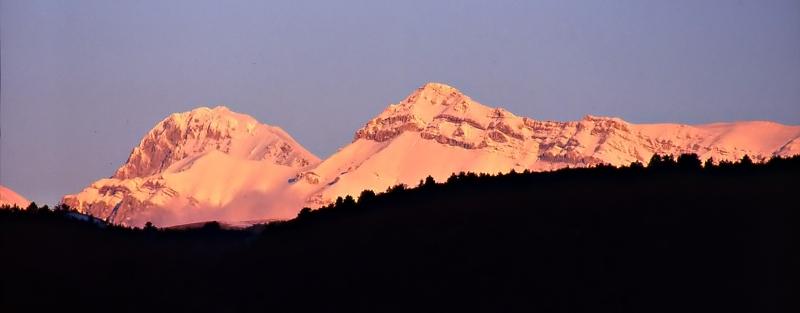 Tramonto sul Gran Sasso