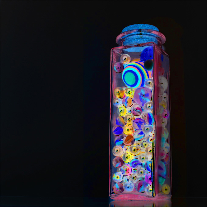 biglie negative con colori + saturi