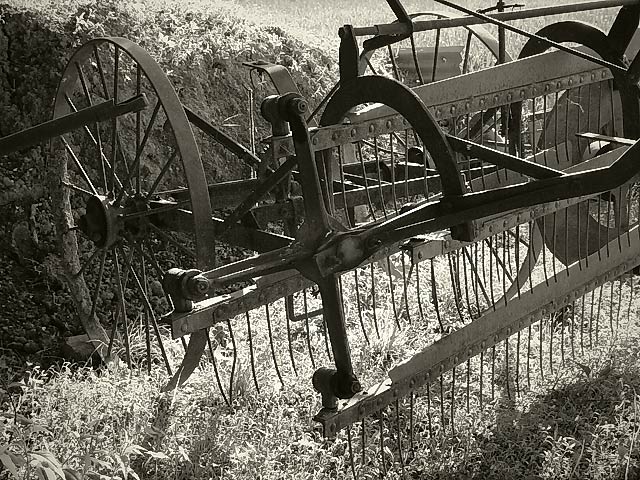 Vecchio attrezzo agricolo