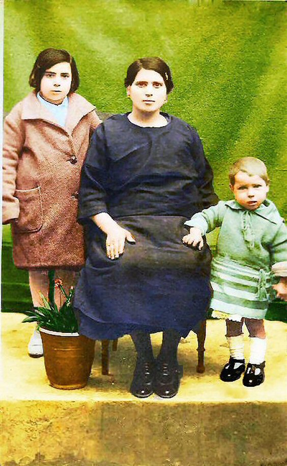 le care vecchie foto di famiglia
