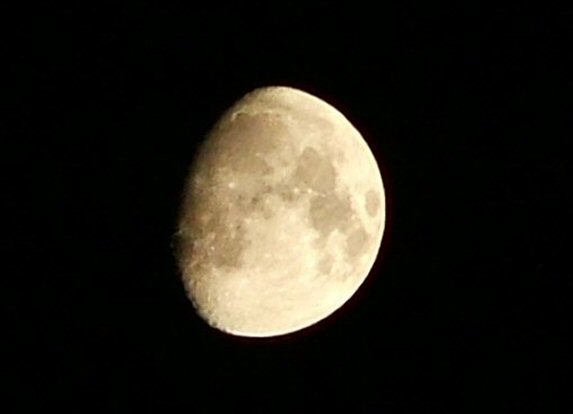 osservando la luna...