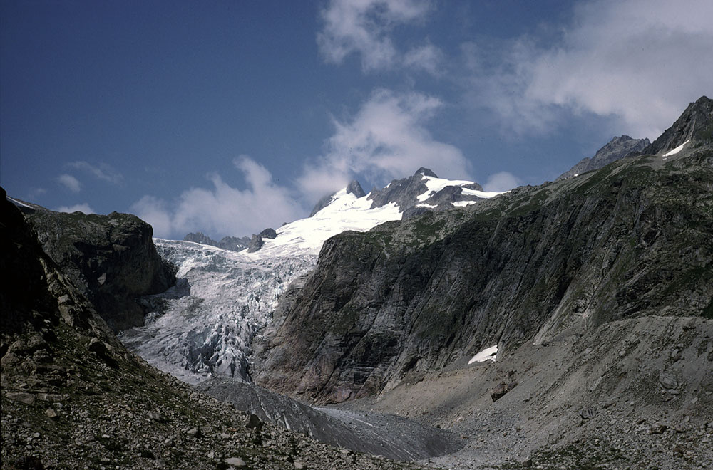 M.Dolent ghiacciaio di Pre' de Bar - Val Ferret