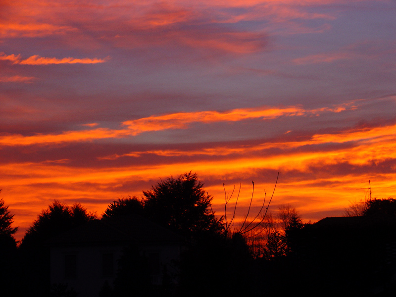 Tramonto a Milano