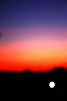 Dalla finestra di casa..tramonto invernale..