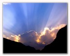 raggi nel cielo