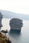 foto caratteristica di bonifacio in corsica, peccato la mattina poco limpida