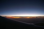 Volando sul tramonto