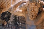 Statua di Nettuno al centro di Catania, in Sicilia.