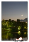 Lago Sirino di notte.