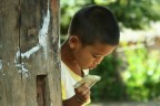 A Children of a tribe of the hill, in northen thailand.