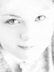 Mia moglie, in uno di quei rari momenti in cui si presta a farmi da modella... ;)