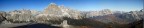 Veduta verso le 5 Torri - Tofane - Cristallo ecc. dal rifugio Nuvolau