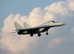Mig 29 con nuvole