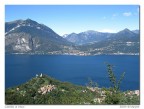Veduta del Castello di Vezio e del Lago di Como dal belvedere sulla strada che da Varenna porta a Esino Lario.
Scattata con Canon A75.