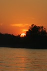 Tramonto sul Po