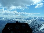 Risalire la val Chisone verso i cumuli del cielo francese.