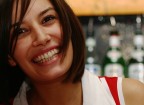 Budweiser party: la barista.
