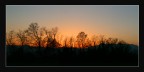 controluce al tramonto