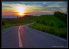 La strada da Ceva a Murazzano. Langhe, Cuneo.