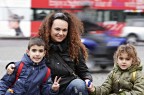 La mia famiglia a Parigi... giornata nuvolosa purtroppo.