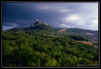 Castello e temporale. Castiglione d'Orcia