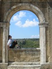 vista dal balcone