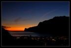 Tramonto .. arrampicata su un ulivo