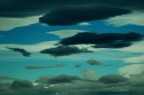 Il cielo  blu sopra le nuvole
