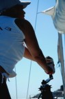 Cristina, la vela e il cielo.