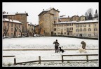 giochi sotto la neve