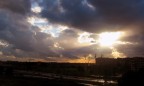 tramonto suburbano