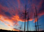 BoatsinBurningSky
