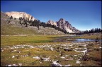 Dolomiti:val di Fanes. Contax Aria-Fuji Velvia 100 F-Scansione Konica Minolta Dimage Scan Dual IV