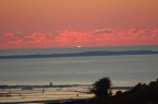 tramonto su saline e favignana