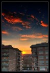 PERIFERIA DI ROMA AL TRAMONTO