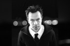 man in black