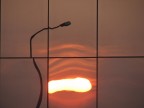 vetrata a specchio...al tramonto