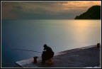 Per cena pesce. Vernazza, Cinqueterre.