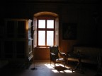 Una sala in un castello del Tirolo