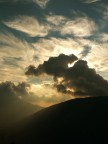 Un nuvoloso tramonto...